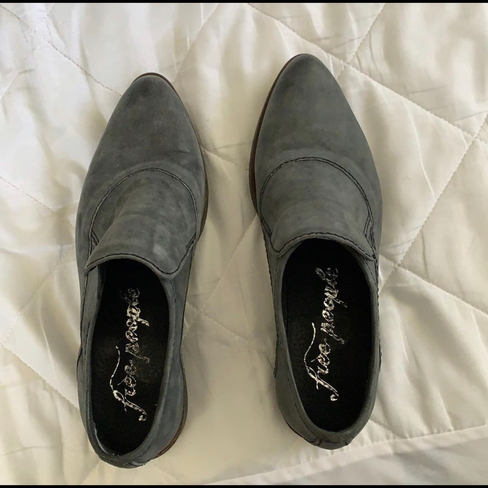 Free People leather loafers